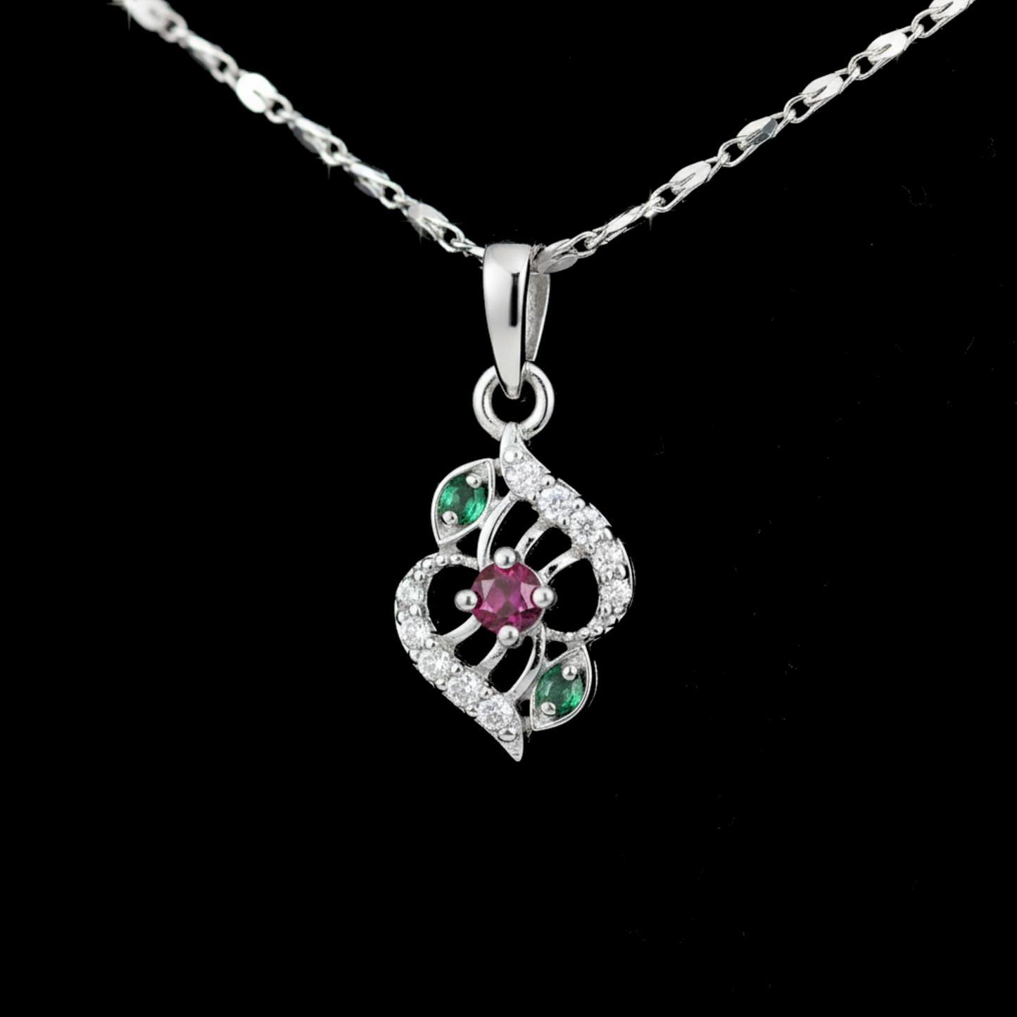 Elegant Silver Plated Pendant Necklace for Women – Stylish Daily Wear