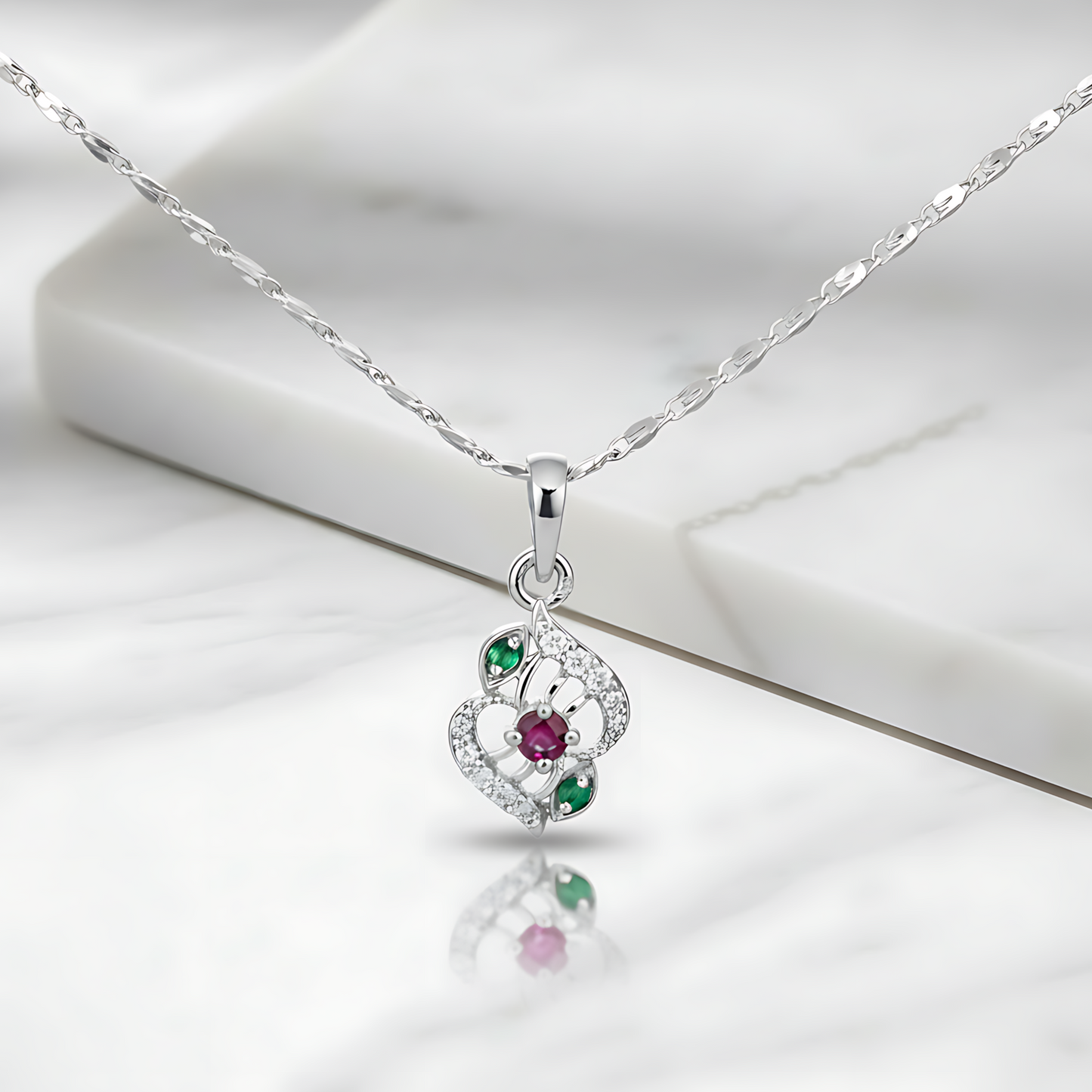 Elegant Silver Plated Pendant Necklace for Women – Stylish Daily Wear