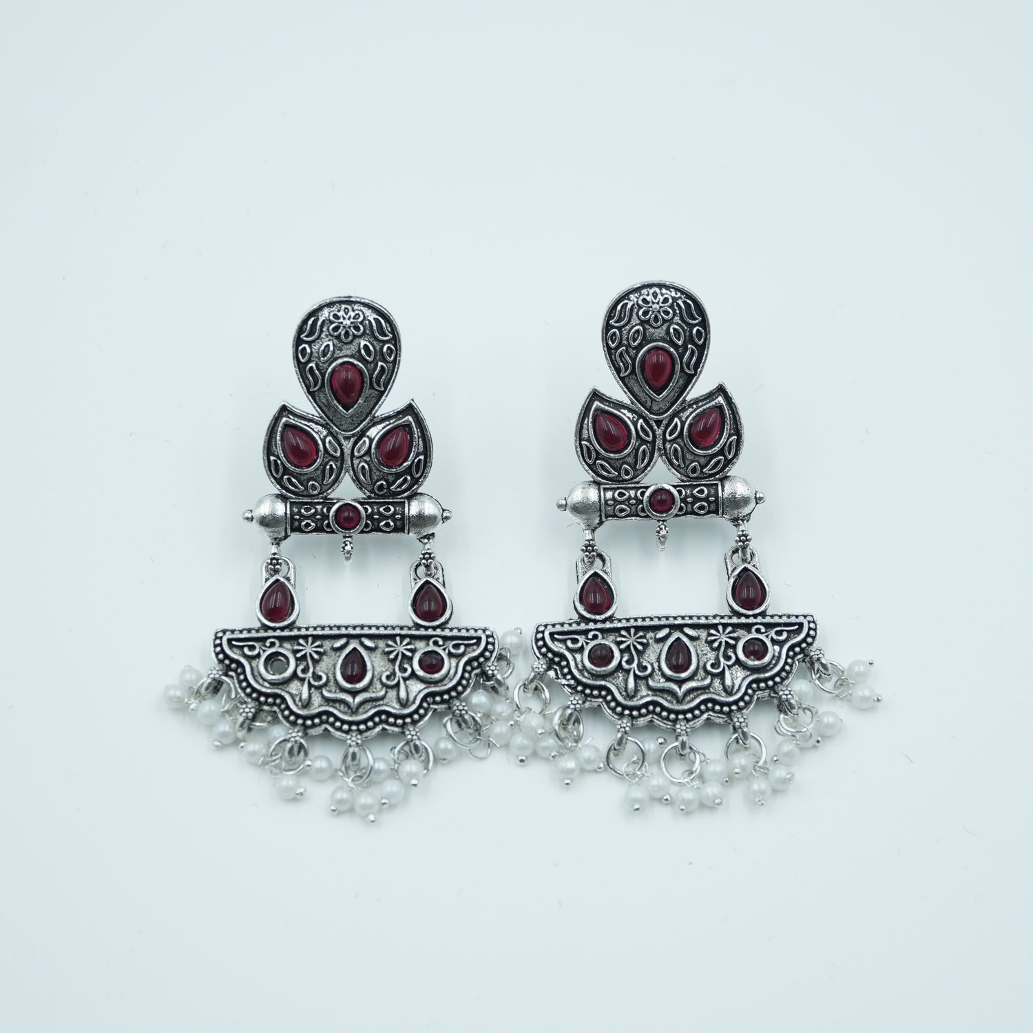 oxidised jewellery earrings