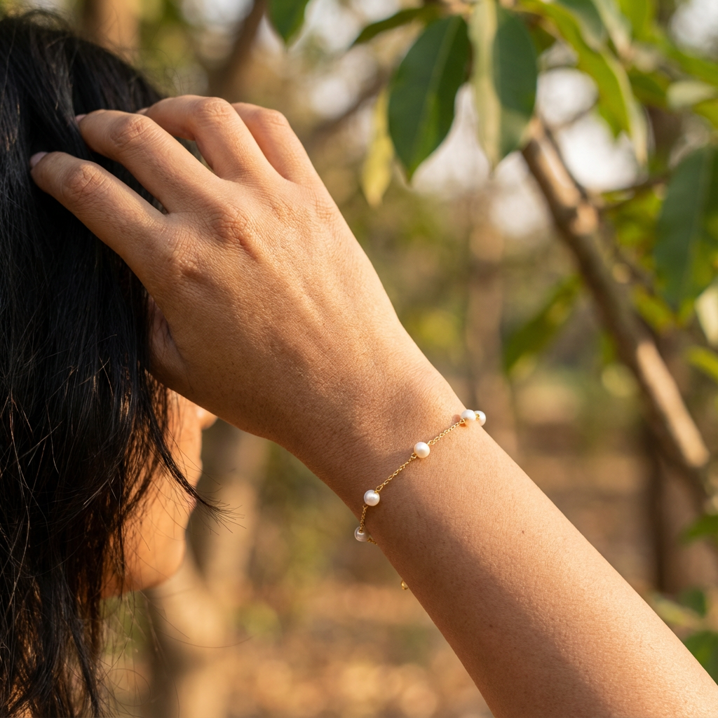 trilari pearl bracelet.